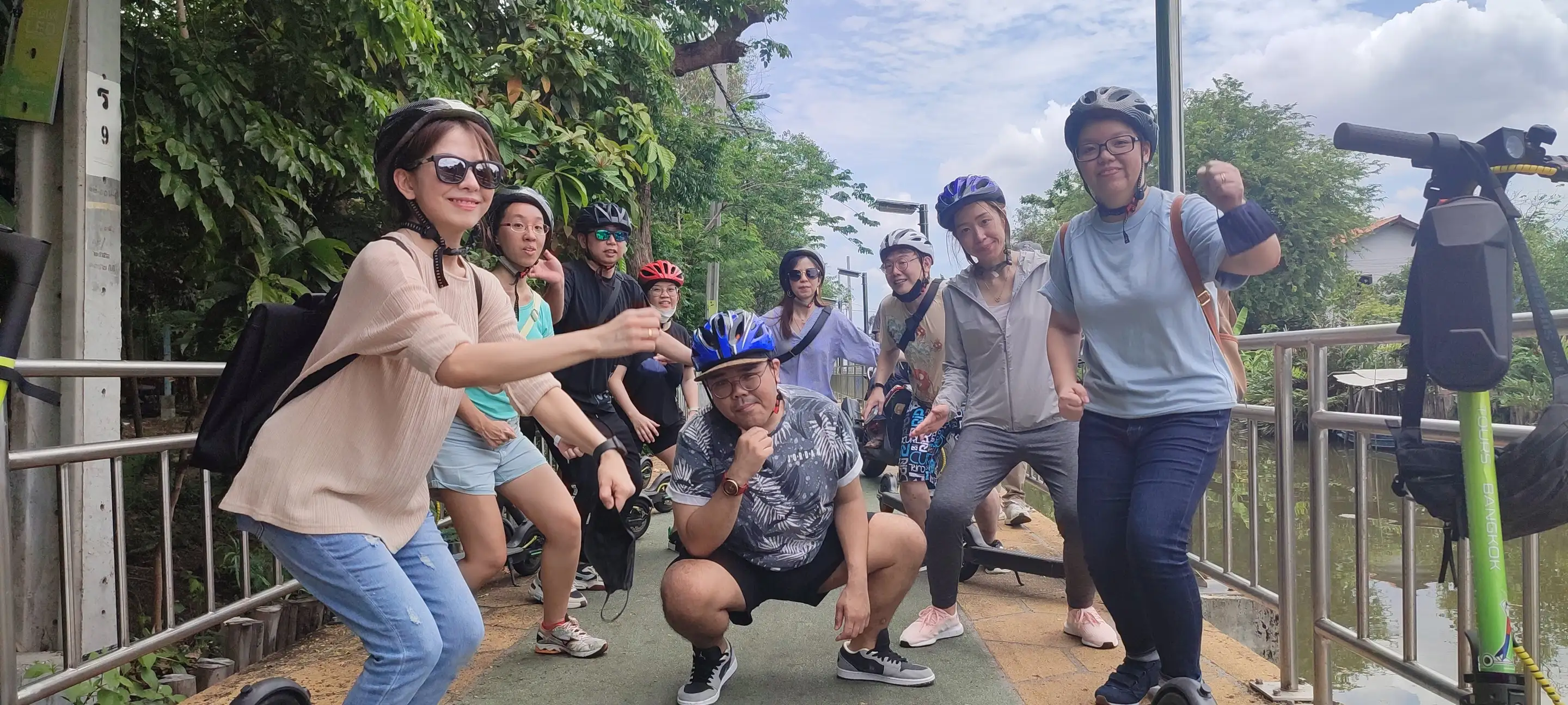 Bangkok Bang Kachao E-Scooter Jungle Tour